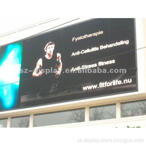 Financial institutions P10 full color big screen outdoor led tv